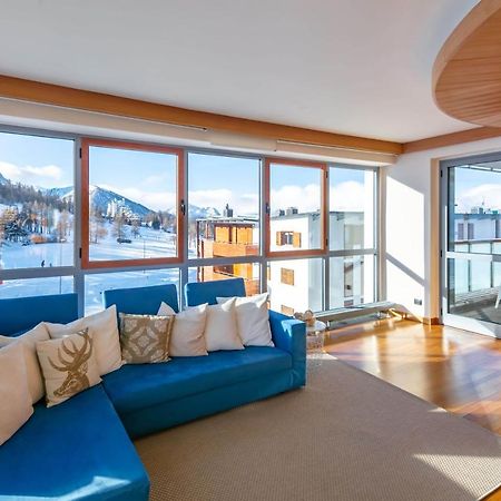 Apartament Terrazza Su Sestriere Lux Zewnętrze zdjęcie