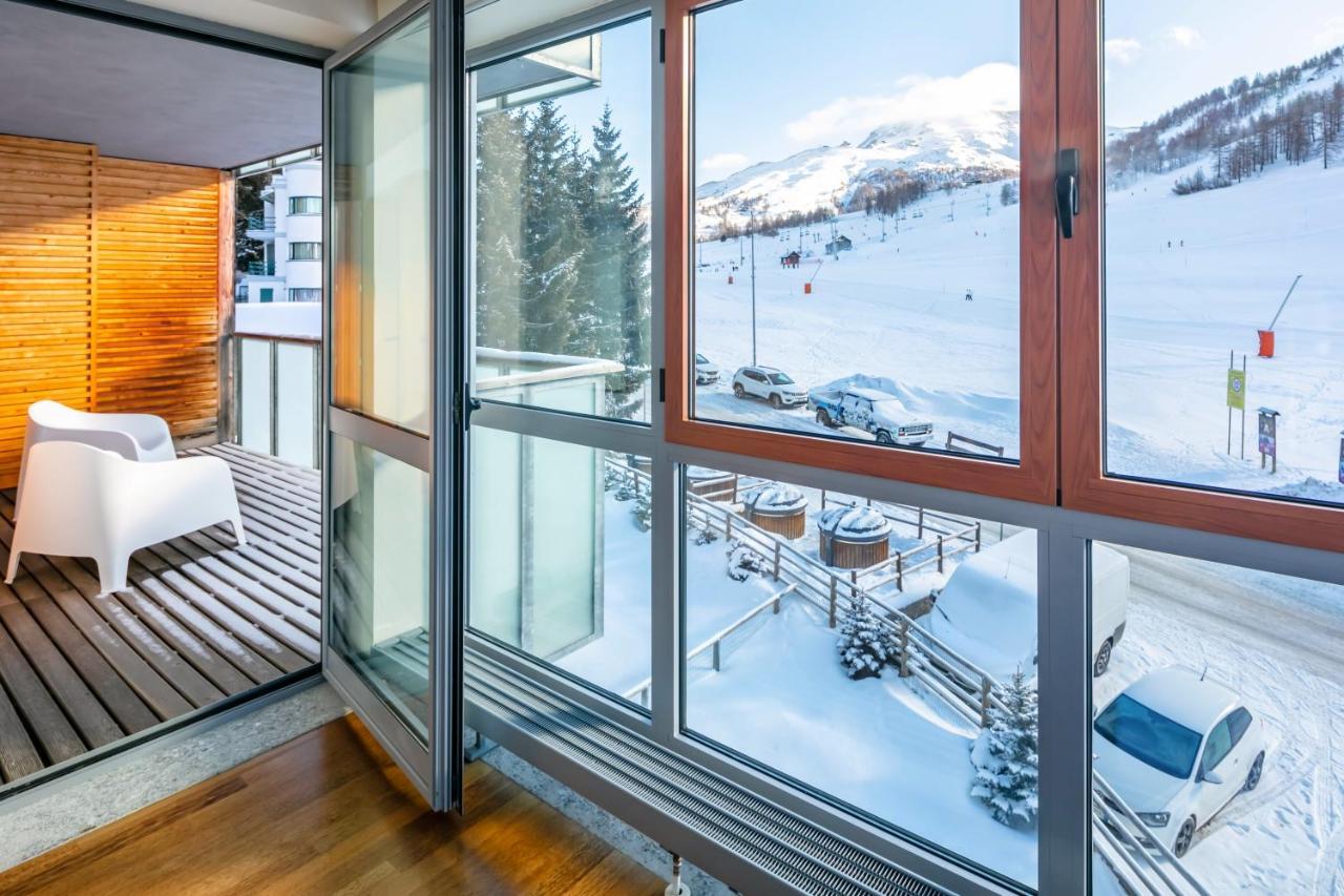 Apartament Terrazza Su Sestriere Lux Zewnętrze zdjęcie